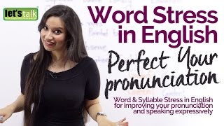 WORD STRESS amp INTONATION in English Improve your English pronunciation  Speak Fluent English [upl. by Ahsik525]