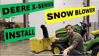 X590 Snow Blower Install and Minor Setback [upl. by Kenna]