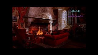 🎧 Gryffindor Common Room Ambience  Harry Potter ASMR Soundscape [upl. by Kassandra]