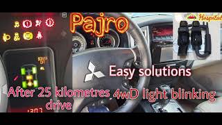 Pajero 4x4 light blinkingEasy solve [upl. by Anaidni]