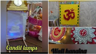 candil lamps ideas and jain wall hanging making ideas  diwalicompition jainpathshala ashoknagar [upl. by Besse]