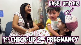 FIRST CHECKUP FOR SECOND PREGNANCY  RABBI UMIYAK  Jacq Tapia [upl. by Nolita]