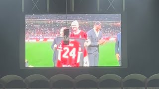 MILAN il saluto di KJAER a SAN SIRO “GIOIE CHE NON PENSAVO ESISTESSERO” ❤️🖤 [upl. by Ko]