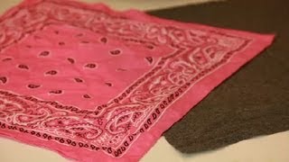 How to Tie a Cowboy Scarf  Craft Projects [upl. by Bary]