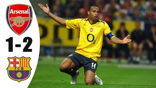 Arsenal vs Barcelona  Highlight amp Goal  Final UFEA Champion League 20052006 [upl. by Cale]