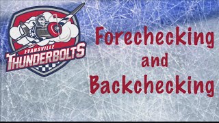 Hockey 101 Forechecking and backchecking [upl. by Htebharas]