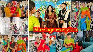 Marriage Reception Vlog ❤️ [upl. by Sukramal237]