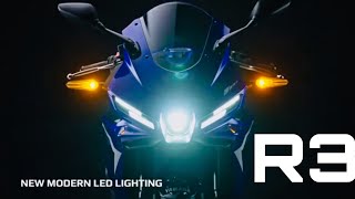 Yamaha R3 2024 full details review new look r15v5 automobile r152023 motorcycle motorcycle r3 [upl. by Lowson]