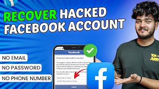 How To Recover Hacked Facebook Without Email and Phone Number  how to get back hacked facebook [upl. by Graubert224]