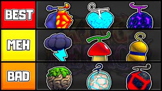 Ranking amp Showcasing All Fruits In King Legacy  Tier List [upl. by Naitsabas749]