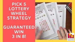 Pick 5 Lottery Wheel Strategy  Guaranteed Win 3 In 8 [upl. by Atinoj]