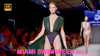 4K 60P  Istituto Marangoni Upcycle Challenge  Miami Swim Week2023  Paraiso Miami Beach [upl. by Irakab430]