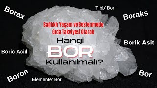 Hangi Boru Kullanmalıyız Boraks mı Borik Asit mi Yoksa [upl. by Laresa]