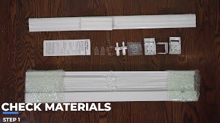 2quot Cordless Faux Wood Blinds  Easy Install [upl. by Fife]