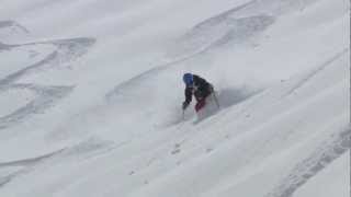 OFFPISTE SKIING IN TIGNES VAL DISERE  SPATULE  11TH APRIL 2012 [upl. by Chelsie]