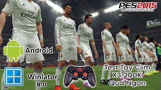 PES 2015 PRO EVOLUTION SOCCER ANDROID WINLATOR 80 [upl. by Mode]