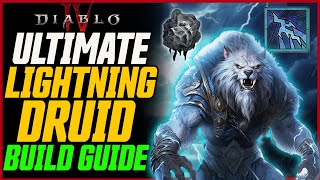 1SHOT THE SCREEN Ultimate Lightning Storm Druid Build  Diablo 4 Lycanvolt Guide [upl. by Gupta]