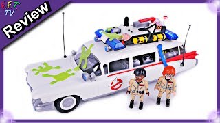 Playmobil Ghostbusters Ecto 1 9220  Building Review Play and Fun [upl. by Ynafit]