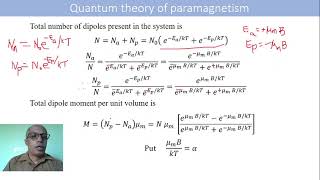 5 Quantum theory of paramagnetism [upl. by Guillema152]