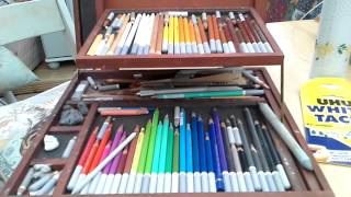 Painting with pastel pencils [upl. by Addis]