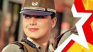 ЖЕНСКИЕ ВОЙСКА ЧИЛИ ★ Военный парад в День славы чилийской армии ★ WOMENS TROOPS OF CHILE [upl. by Eiramac]