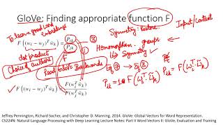 GloVe Finding Appropriate Function F Part 2 in Hindi [upl. by Kinch]