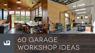 60 Garage Workshop Ideas [upl. by Esorbma]