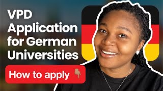 How to Apply for VPD through UNI ASSIST  Guide to German University Applications 🇩🇪 [upl. by Hatch526]