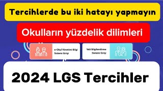 Tercih yaparken nelere dikkat edelim  Okulların yüzdelik dilimleri [upl. by Ahcorb]