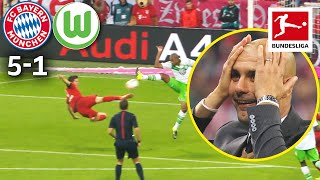 5 Goals in 9 Minutes – The Legendary Lewandowski Show  Bayern München vs VfL Wolfsburg [upl. by English]