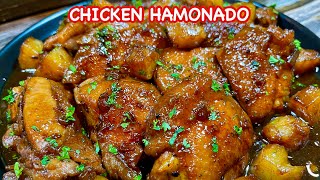 CHICKEN HAMONADO  How to cook Chicken Hamonado  Filipino Style Chicken Hamonado [upl. by Ym]