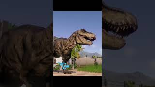 DUEL ACROCANTHOSAURUS VS TYRANNOSAURUS REX  Jurassic World Evolution 2 [upl. by Olympias]