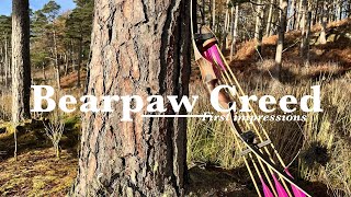 Bearpaw Creed recurve first impressions [upl. by Akeemaj]