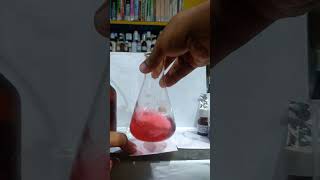 Colour changing Solution PracticalTheoryClassroom subscribe viralvideo [upl. by Molahs]