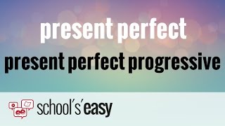 Englische Zeiten present perfect und present perfect progressive [upl. by Arette]