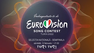 Semifinala Eurovision România 2022 în direct la TVR1 [upl. by Perron]