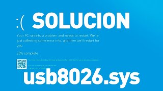 usb80236Sys Solucion Al Pantallazo Azul En Windows 10  11 [upl. by Yatzeck]