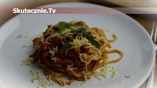 Odchudzony sos mięsny do spaghetti lub ryżu  SkutecznieTv HD [upl. by Carlos500]