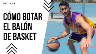 Cómo botar el balón en baloncesto nivel NBA 🏀✨ [upl. by Sinnaoi347]