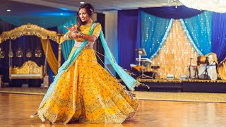 Bride amp Sisters Sangeet Dance  Nainowale Ne  Deewani Mastani  Indian Wedding 2019 [upl. by Lebazej]