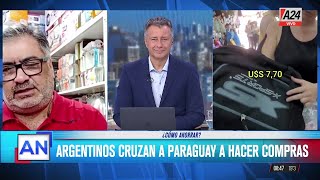 🇵🇾 Argentinos cruzan a Paraguay en busca de precios más bajos [upl. by Eileen]