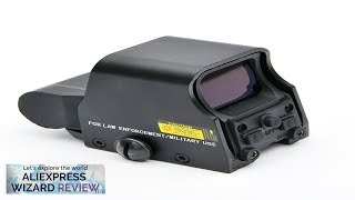 553 Holographic Sight Red Dot Sight Green Red Dot Sight Optics Reflex Review [upl. by Refotsirk]