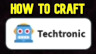 Drag to Combine  How to Make a Techtronic Roblox [upl. by Nitnelav]