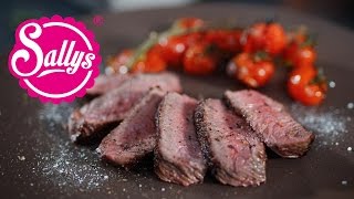 Das perfekte Steak Rinderhüftsteaks  günstige Steaks  Rinderhüfte richtig zerlegen  Sallys Welt [upl. by Ayet871]