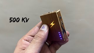 Taser  DIY 500kv High Voltage Generator lighter ⚡️ [upl. by Jerman]