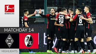 Borussia Mgladbach  SC Freiburg 06  Highlights  Matchday 14 – Bundesliga 202122 [upl. by Nert]