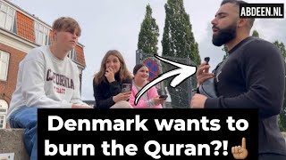 ALLAHU AKBAR I showed them Quran in Denmark Unexpected reaction😱 [upl. by Ecneitap]