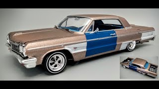 1964 Chevy Impala SS Lowrider Cheech Chong Love Machine 125 Scale Model Kit How To Assemble amp Paint [upl. by Umeh]