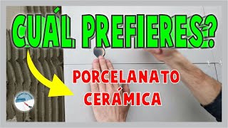 Elige el Acabado Perfecto para tu Hogar Porcelanato vs Cerámica [upl. by Jewelle]