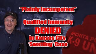 Qualified Immunity DENIED in Kansas Swatting Death Finch v Rapp [upl. by Nylehtak819]